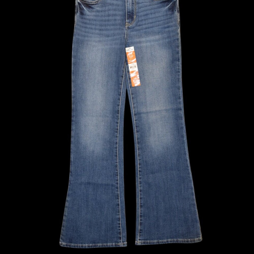 JORDACHE | High Rise Blue Denim Flare Jeans | Size 12